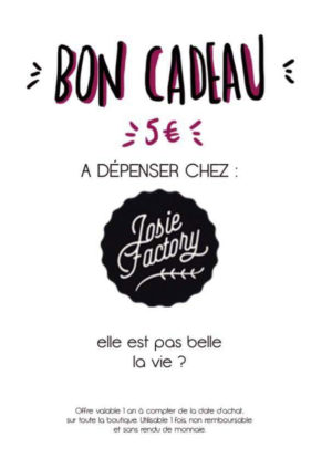 carte cadeau 5€